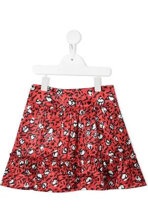 Marc Jacobs Falda acampanada con estampado de leopardo