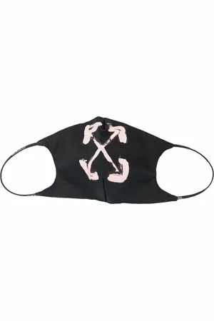 OFF-WHITE Cubrebocas con motivo Painted Arrows