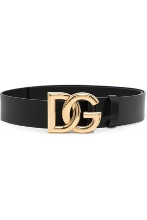 Dolce & Gabbana Cinturón con placa del logo