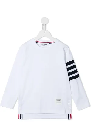 Thom Browne Playera de manga larga con motivo 4-Bar