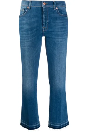 7 for all Mankind Jeans capri con tiro medio