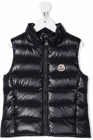 Moncler Chaleco capitonado con parche del logo