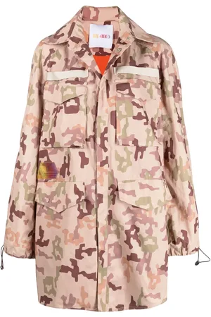 The Attico Parka con estampado militar