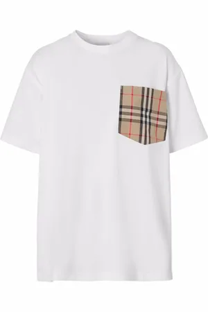Burberry Playera con bolsillo con motivo Vintage Check