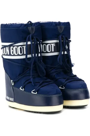 Moon Boot Botas para nieve con agujetas y logo