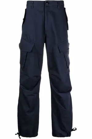 Kenzo Pantalones cargo con logo bordado