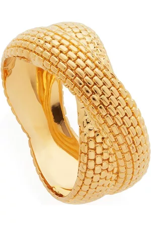 Monica Vinader Anillo entretejido con diseño de cruz