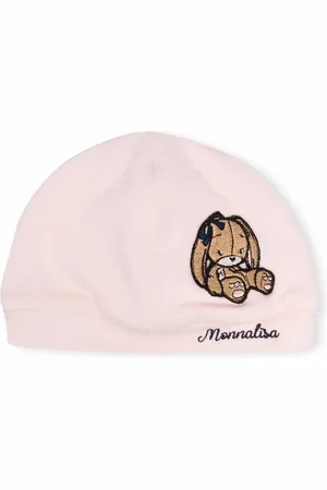 MONNALISA Gorro tejido con logo y conejo
