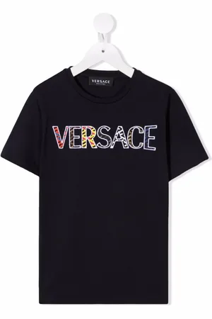VERSACE Playera con detalles y logo