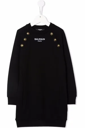 Balmain Vestido tejido manga larga