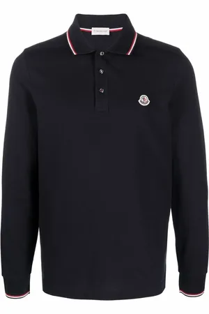 Moncler Playera tipo polo con detalle de parche