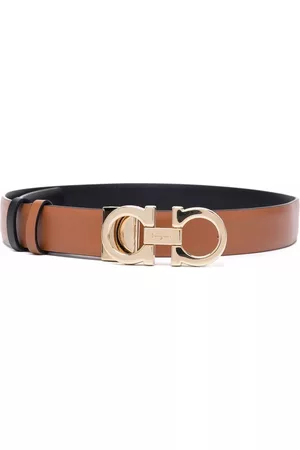 Salvatore Ferragamo Cinturón reversible con hebilla Gancini