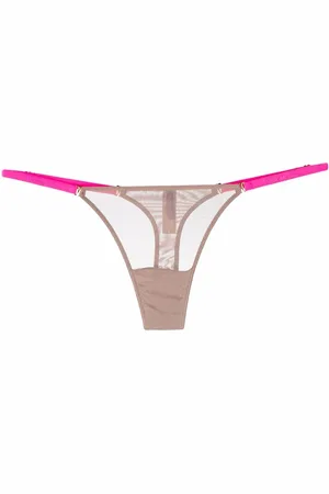 MAISON CLOSE Tanga mini de malla