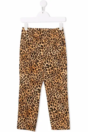 CAROLINE BOSMANS Pantalones rectos con animal print