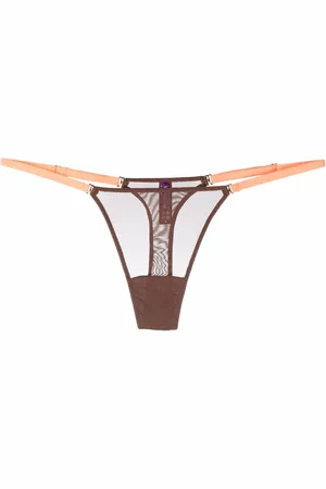 MAISON CLOSE Tanga mini de malla