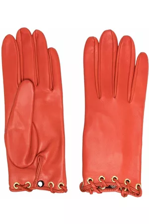 Manokhi Mujer Guantes - Guantes elásticos con ojales