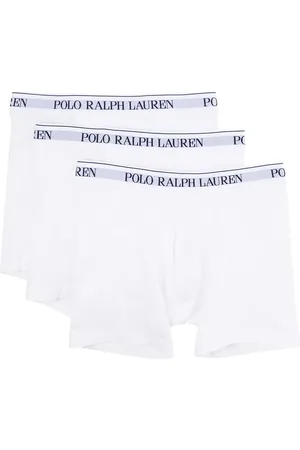 Ralph Lauren Juego de tres bóxeres con logo en la pretina