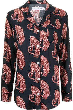 Desmond & Dempsey Pijama con estampado Sansindo