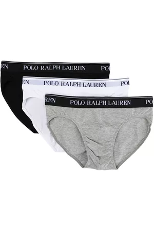 Ralph Lauren Juego de tres calzones con logo en la pretina
