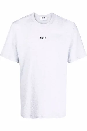 Msgm Playera con logo estampado