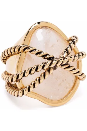 Aurélie Bidermann Anillo Mycene de cristal