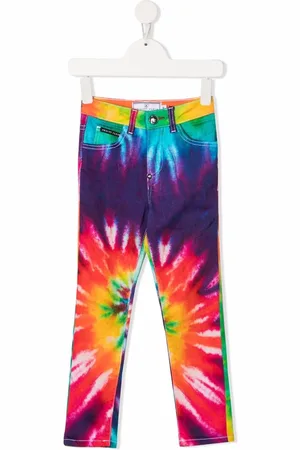 Philipp Plein Skinny jeans con motivo tie-dye
