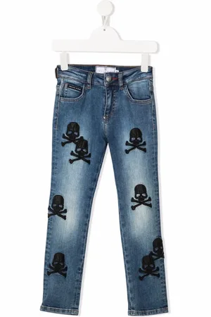 Philipp Plein Jeans con motivo Skull