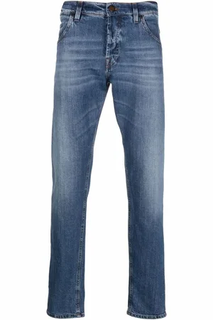 PT Torino Jeans rectos con efecto desgastado
