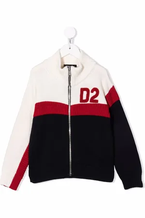 Dsquared2 Cárdigan con cierre y logo
