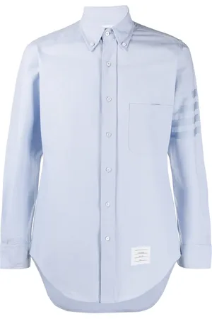 Thom Browne Camisa oxford con cuatro barras