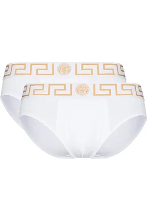 VERSACE Set de ropa interior con borde con Greca