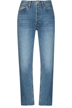 RE/DONE Jeans capri con tiro alto