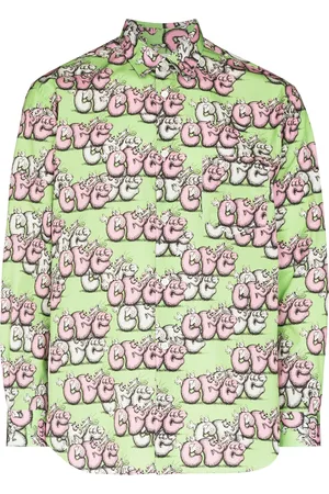 Comme des Garçons Camisa con motivo gráfico de Comme Des Garçons x KAWS