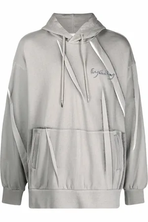 Feng Chen Wang Hoodie con logo bordado