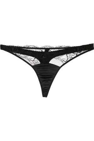 Fleur of England Tanga traslúcido de encaje