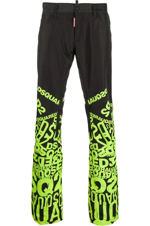 Dsquared2 Pantalones anchos con logo estampado