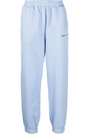 Helmut Lang Pants con cordón y logo bordado
