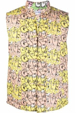 Comme des Garçons Playera con estampado gráfico de Comme des garçons x Kaws