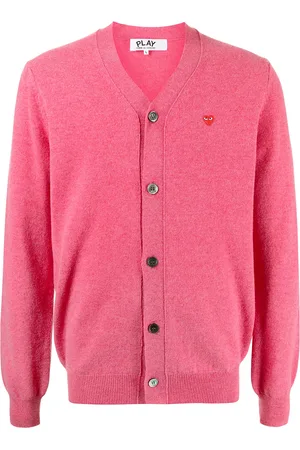 Comme des Garçons Cárdigan con parche de corazón