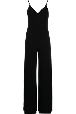 Norma Kamali Jumpsuit con escote en V pronunciado