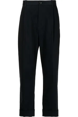Ports V Pantalones recto con dobladillo vuelto