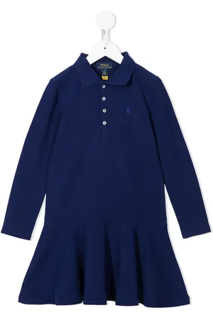 Ralph Lauren Vestido estilo playera tipo polo con logo