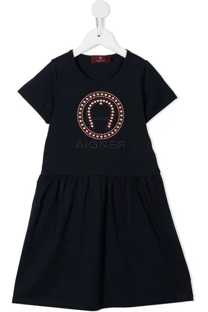 Aigner Vestido con logo estampado