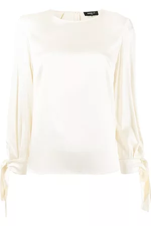 Paule Ka Blusa de seda manga larga