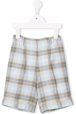 SIOLA Shorts con motivo de cuadros