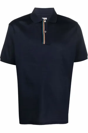 Paul Smith Playera tipo polo con ribete Signature Stripe