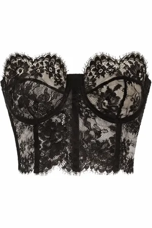 Dolce & Gabbana Top estilo bustier de encaje