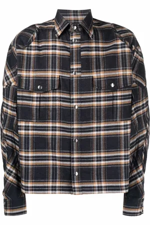 Kennel & Schmenger Camisa con estampado de cuadros