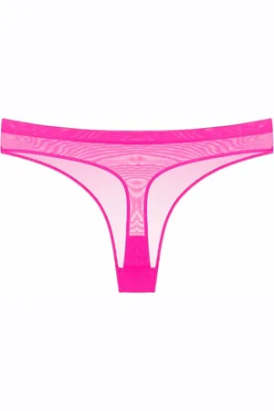 MAISON CLOSE Tanga con tiro bajo