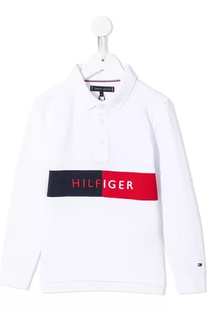 Tommy Hilfiger Playera tipo polo con logo bordado
